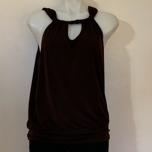 Alyx Dark Brown Blouse Sz Large